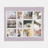 Weddenschappen Foto Collage Keepslag Fleece Deken (Voorkant (Horizontaal))