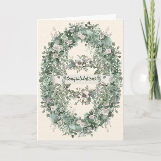 Weddenschappen gefeliciteerd kaart (Voorkant)