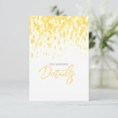 Weddenschappen Gele kassa-kaart Informatiekaartje (Staand voorkant)