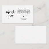 Weddenschappen Hartelijk dank, moderne geluidskaar Informatiekaartje (Voorkant / Achterkant)
