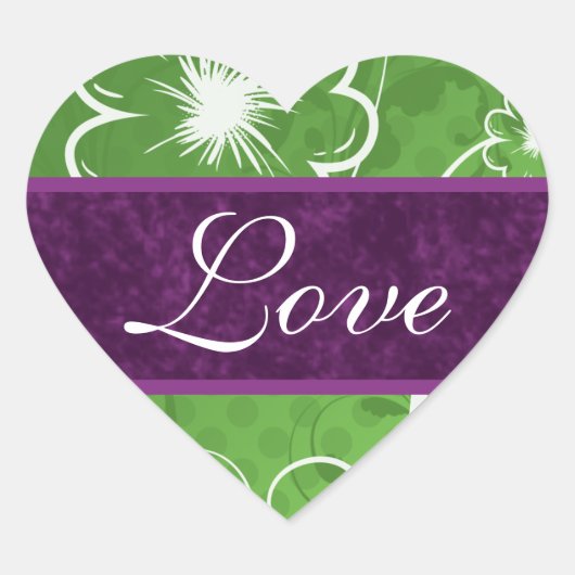 Weddenschappen hartenliefhebbers en envelo hart sticker (Voorkant)