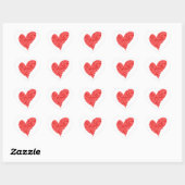 Weddenschappen Hearts Heart Stickers Wedding Heart (Vel)