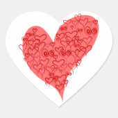 Weddenschappen Hearts Heart Stickers Wedding Heart (Voorkant)