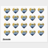 Weddenschappen Herfst Wedding Invitting Envelope Hart Sticker (Vel)