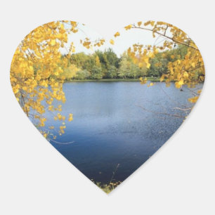 Weddenschappen Herfst Wedding Invitting Envelope Hart Sticker