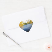 Weddenschappen Herfst Wedding Invitting Envelope Hart Sticker (Envelop)