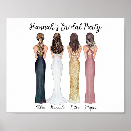 Weddenschappen, huwelijkscadeau, poster voor bruil (Voorkant)