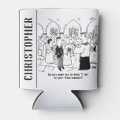 Weddenschappen - Ik doe het als laatste antwoord Blikjeskoeler (Voorkant)