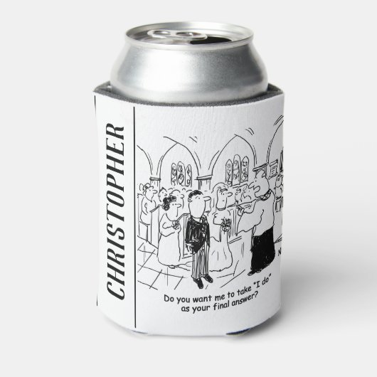 Weddenschappen - Ik doe het als laatste antwoord Blikjeskoeler (Blikje Achterkant)