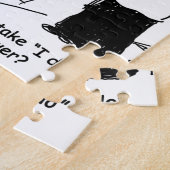 Weddenschappen - Ik doe het als laatste antwoord Legpuzzel (Zijkant)