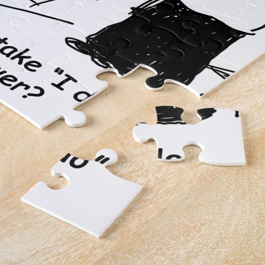 Weddenschappen - Ik doe het als laatste antwoord Legpuzzel (Zijkant)