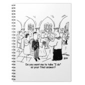 Weddenschappen - Ik doe het als laatste antwoord Notitieboek (Voorkant)