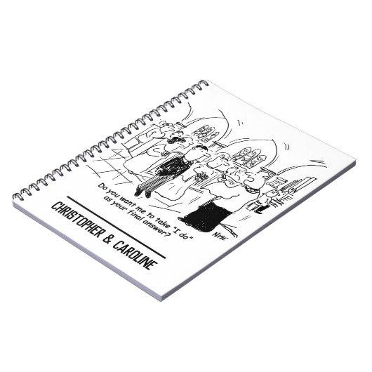 Weddenschappen - Ik doe het als laatste antwoord Notitieboek (Linkerzijde)