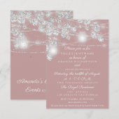 Weddenschappen Jars Glitter Grey Smoky Roos Kaart (Voorkant / Achterkant)