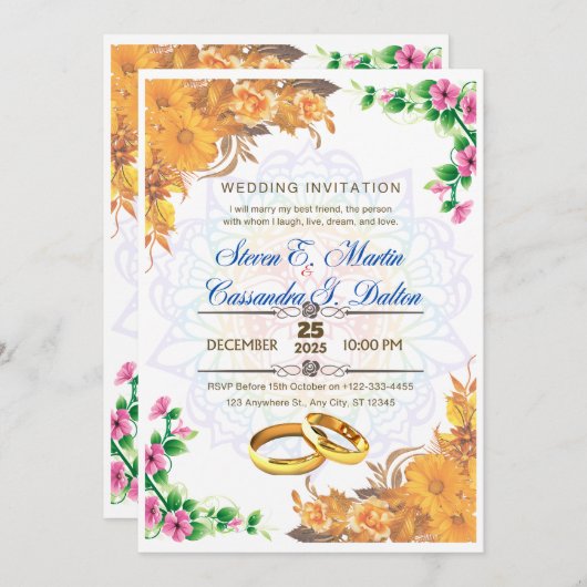 Weddenschappen Kaart (Voorkant / Achterkant)