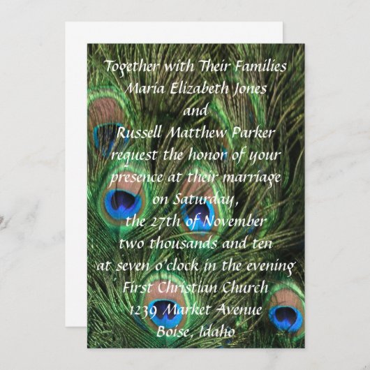 Weddenschappen Kaart (Voorkant / Achterkant)