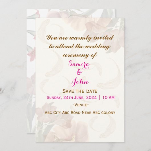 Weddenschappen Kaart (Voorkant / Achterkant)