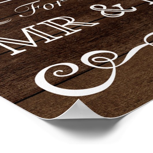 Weddenschappen - Kaarten en cadeautjes - trouwe br Poster (Hoek)