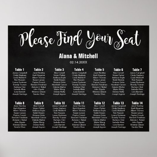 Weddenschappen, kalligrafie, aangepaste kleuren poster (Voorkant)