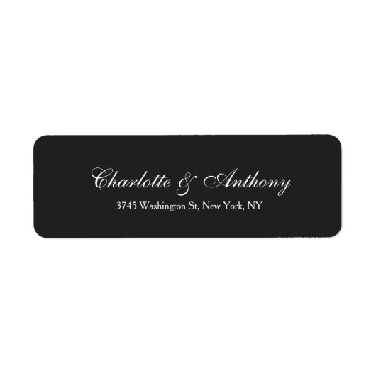 Weddenschappen met een creatieve donkergrijze mini etiket (Voorkant)