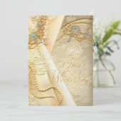  weddenschappen met een kant en oorspuwen kaart (Staand voorkant)