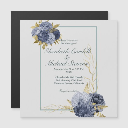 Weddenschappen met een platte puistblauwe goudwedd (Voorkant / Achterkant)