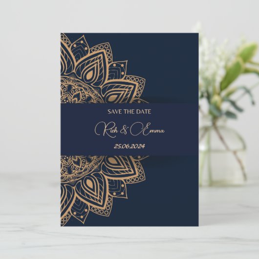 Weddenschappen met elegant design kaart (Staand voorkant)