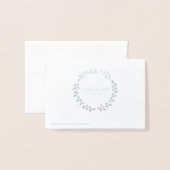 Weddenschappen met Initialen aangepaste tekst Folie Kaarten (Met envelop)