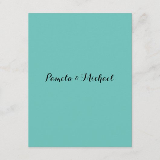 Weddenschappen met minimalistisch klassiek blauw informatiekaartje (Voorkant)