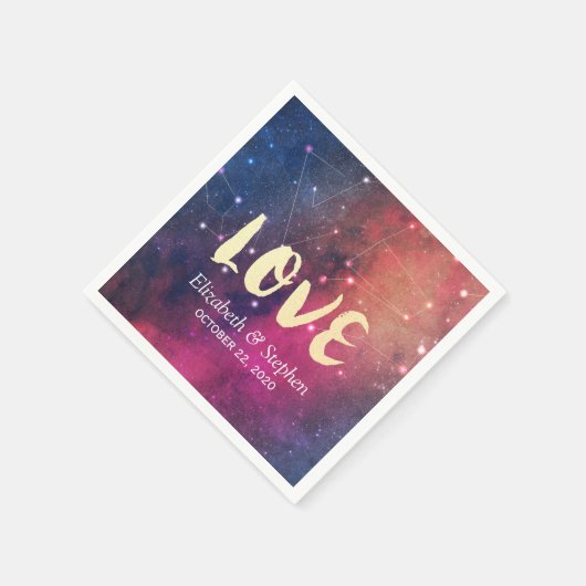 Weddenschappen met prachtige Star Nebula-constella Servet (Hoek)