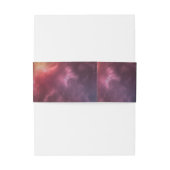 Weddenschappen met prachtige Star Nebula-constella Uitnodigingen Wikkel (Achterkant Voorbeeld)