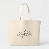 Weddenschappen met Rings Bag Grote Tote Bag (Voorkant)