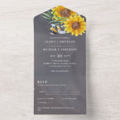 Weddenschappen met RSVP-bijen All In One Uitnodiging (Binnen)