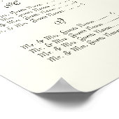 Weddenschappen met speciaal evenementenkastje poster (Hoek)