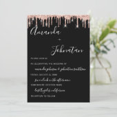 Weddenschappen met zwarte Rozen gouden schijven Kaart (Staand voorkant)