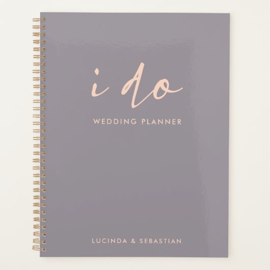 Weddenschappen | Moderne minimale legant die ik do Planner (Voorkant)
