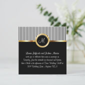 Weddenschappen Monogram Gold Black Kaart (Staand voorkant)