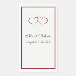 Weddenschappen, monogrammed Paper Napkins Servet