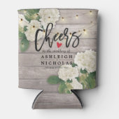 Weddenschappen naar liefdeshydrangea String Light Blikjeskoeler (Voorkant)