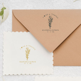 Weddenschappen Namen en Dates hicTrendy Botanische Rubberstempel