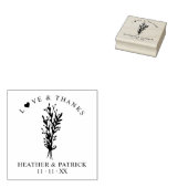 Weddenschappen Namen en Dates hicTrendy Botanische Rubberstempel (Gestempeld)