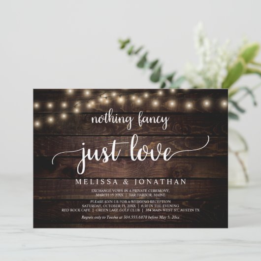 Weddenschappen, niets Fancy, gewoon liefdesinitiat Kaart (Staand voorkant)