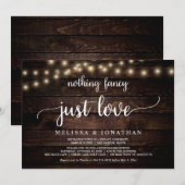 Weddenschappen, niets Fancy, gewoon liefdesinitiat Kaart (Voorkant / Achterkant)