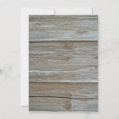 Weddenschappen Noite Paarse Orchid en Barnwood Kaart (Achterkant)