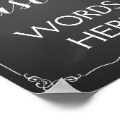 Weddenschappen of feestjes maken je eigen gebruik poster (Hoek)