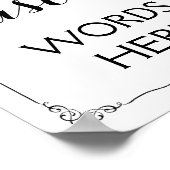 Weddenschappen of feestjes maken je eigen gebruik poster (Hoek)