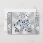 Weddenschappen of Jubilea, RSVP met menukeuze, Kaart (Voorkant)