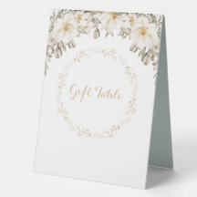 Weddenschappen Ontvangen cadeausetafel voetafdruk