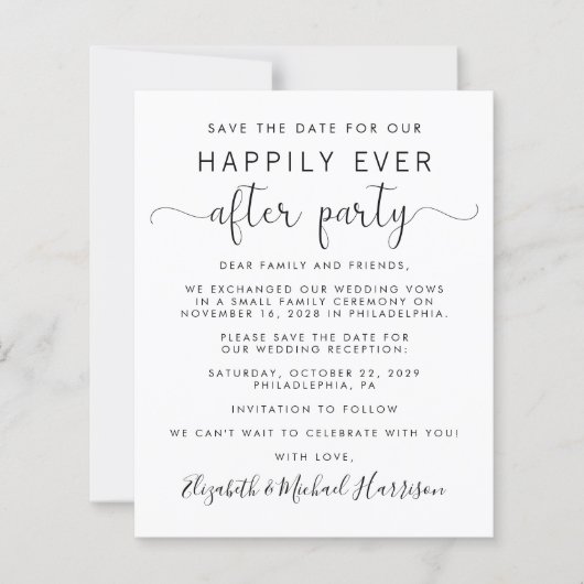 Weddenschappen Ontvangen Foto Opslaan Datum (Voorkant)