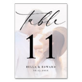 Weddenschappen Ontvangen Fototabel Nummer Kaart (Achterkant)